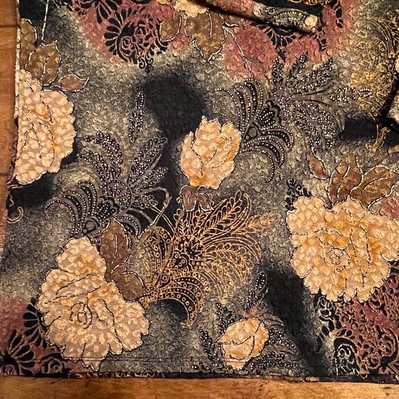 2 Different JM Collection Pullover Tops Womens Sz L Multicolor + Glitter R8A33 - Picture 4 of 16